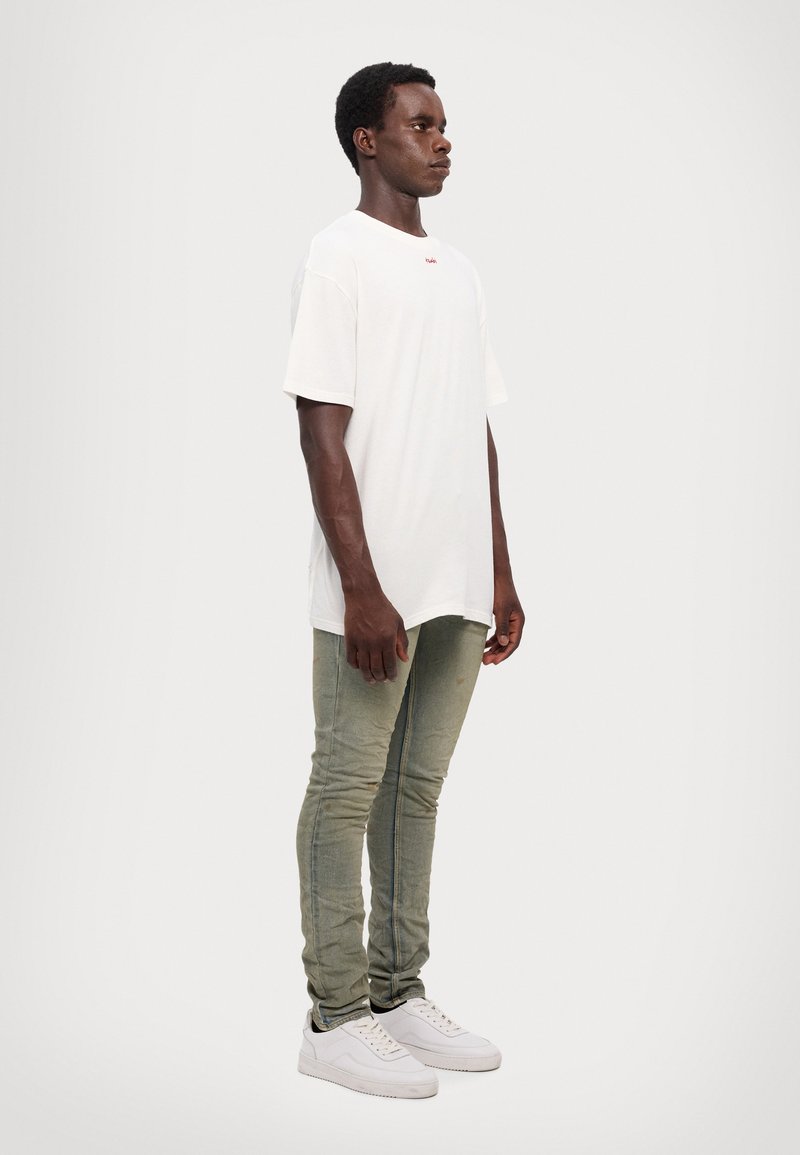 Ksubi STITCH UP TEE VINTAGE  - T-paita - white