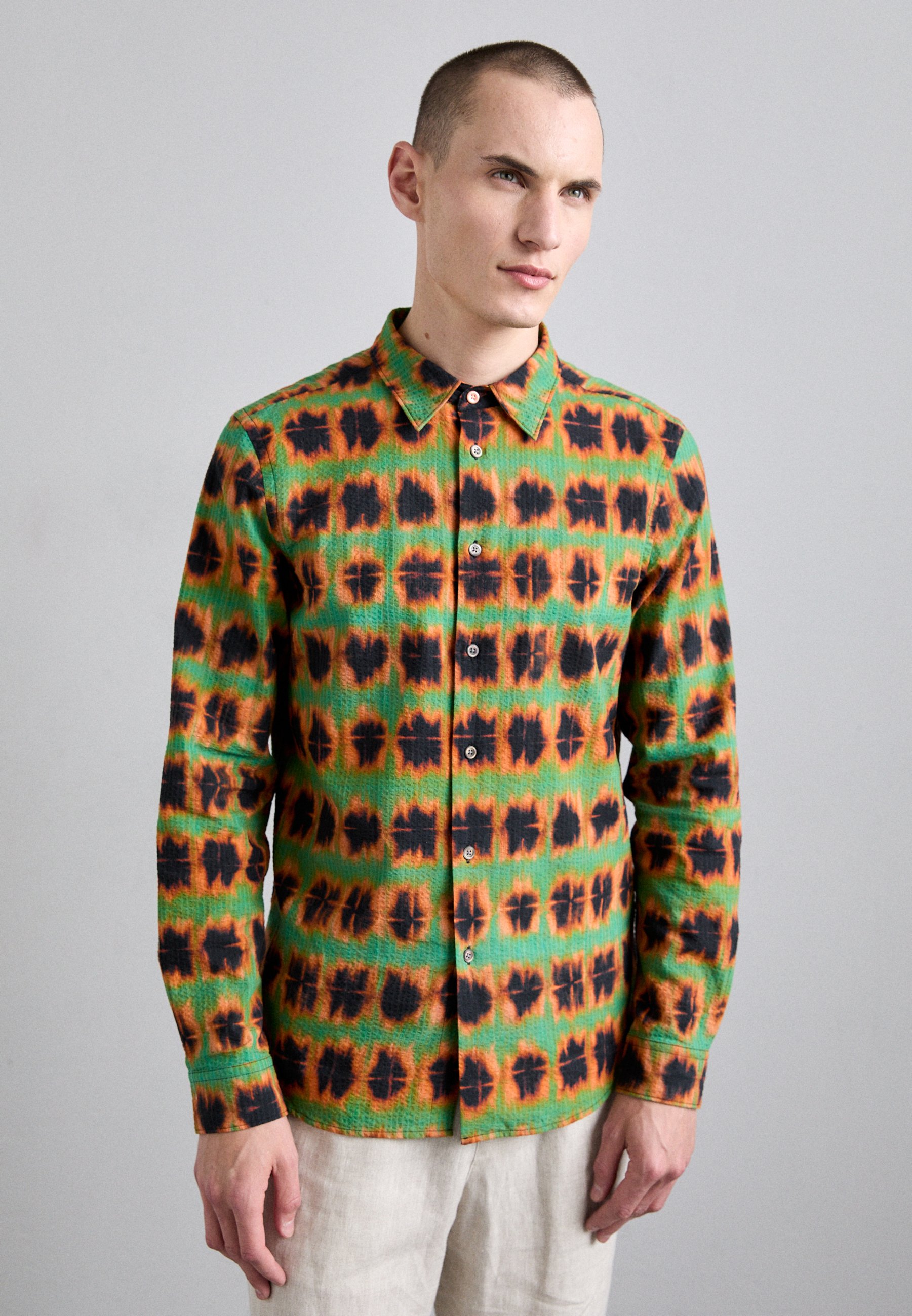 PS Paul Smith MENS TAILORED FIT SHIRT - Shirt - greens/dark
