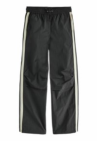 Next SIDE JOGGERS  - Verryttelyhousut - black ecru cream