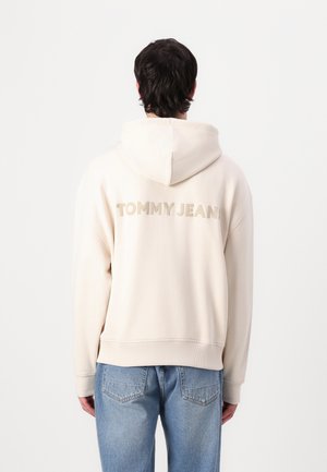 Tommy Jeans NEW CLASSICS ZIP - Zip-up sweatshirt - desert sand dune