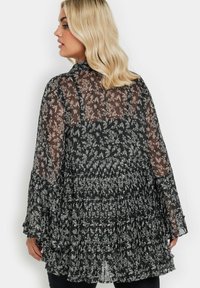 Yours Clothing FLARED SLEEVE - Blusa - black