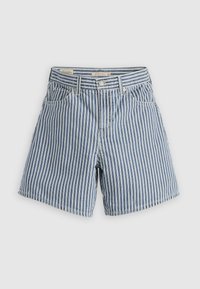 HIGH BAGGY - Denim shorts - light blue denim
