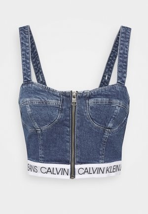 Blus - blue denim