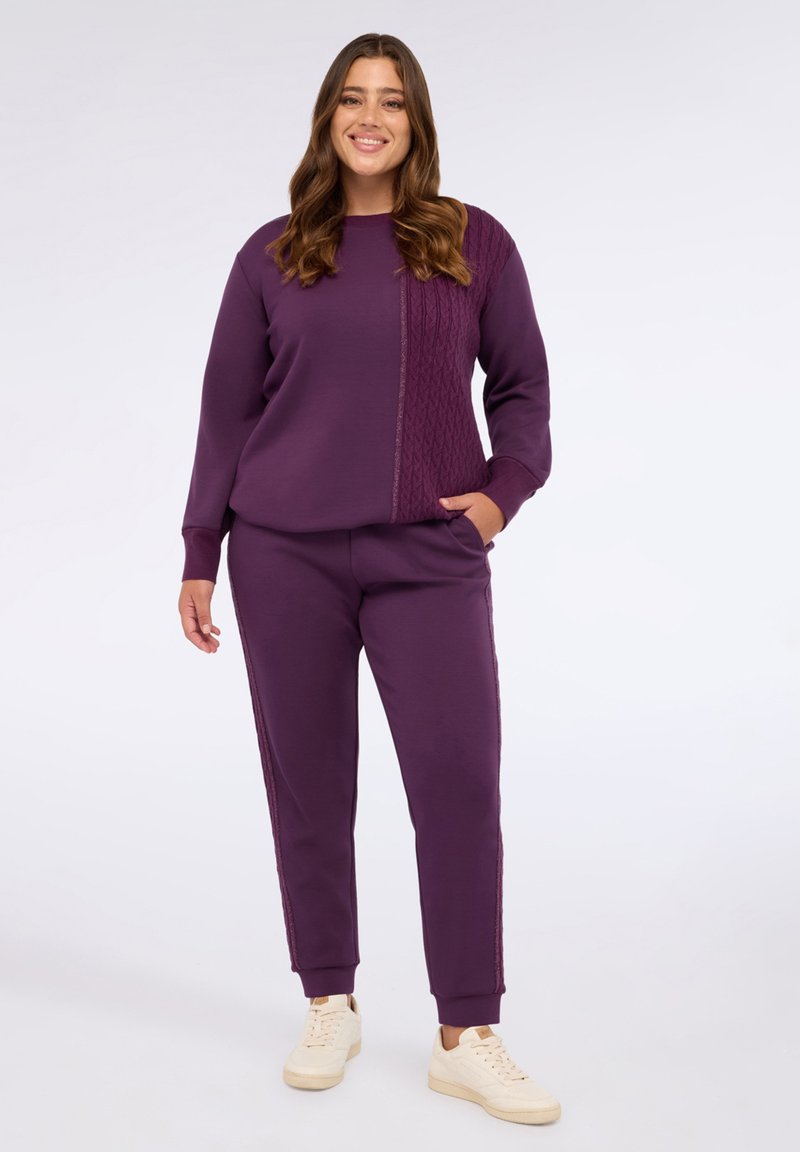 Pantaloni Joggers In Jersey FIORELLA RUBINO - Taglia Curvy, Vestibilità Comoda Per Primavera/estate 2024