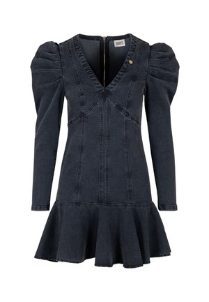 ADEMY - Spijkerjurk - black denim