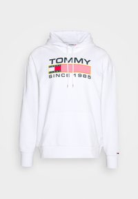 ATHLETIC LOGO HOODIE - Felpa con cappuccio - white