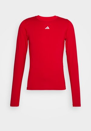 adidas Performance TECHFIT TEE - Undertrøye - team power red