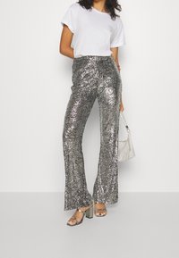 Pepe Jeans Tygbyxor - silver-coloured