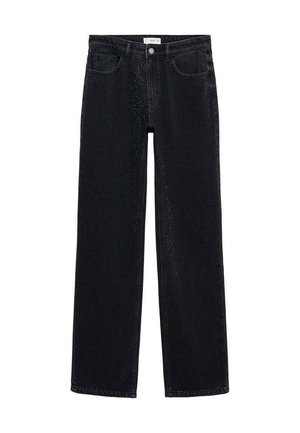 Mango Kids Ravne kavbojke - black denim