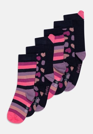 HEARTS 6 PACK - Socks - blue