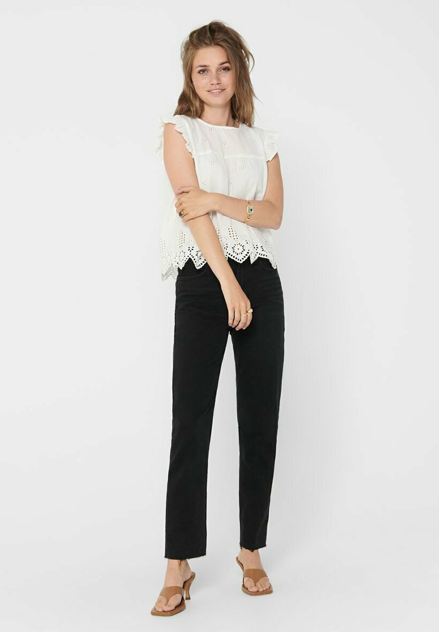 売れ筋商品|||イチ Tシャツ レディース トップス IHPalmer - Top - cloud dancer IHPALMER LOOSE T-shirt in cloud dancer cotton | ICHI