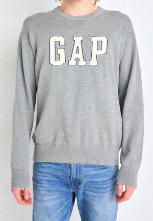 Neule - mottled light grey
