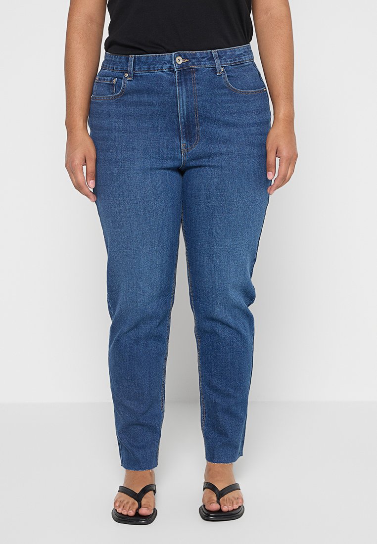 ONLY Carmakoma Mom jeans blauw ONLY Carmakoma Mom jeans blauw