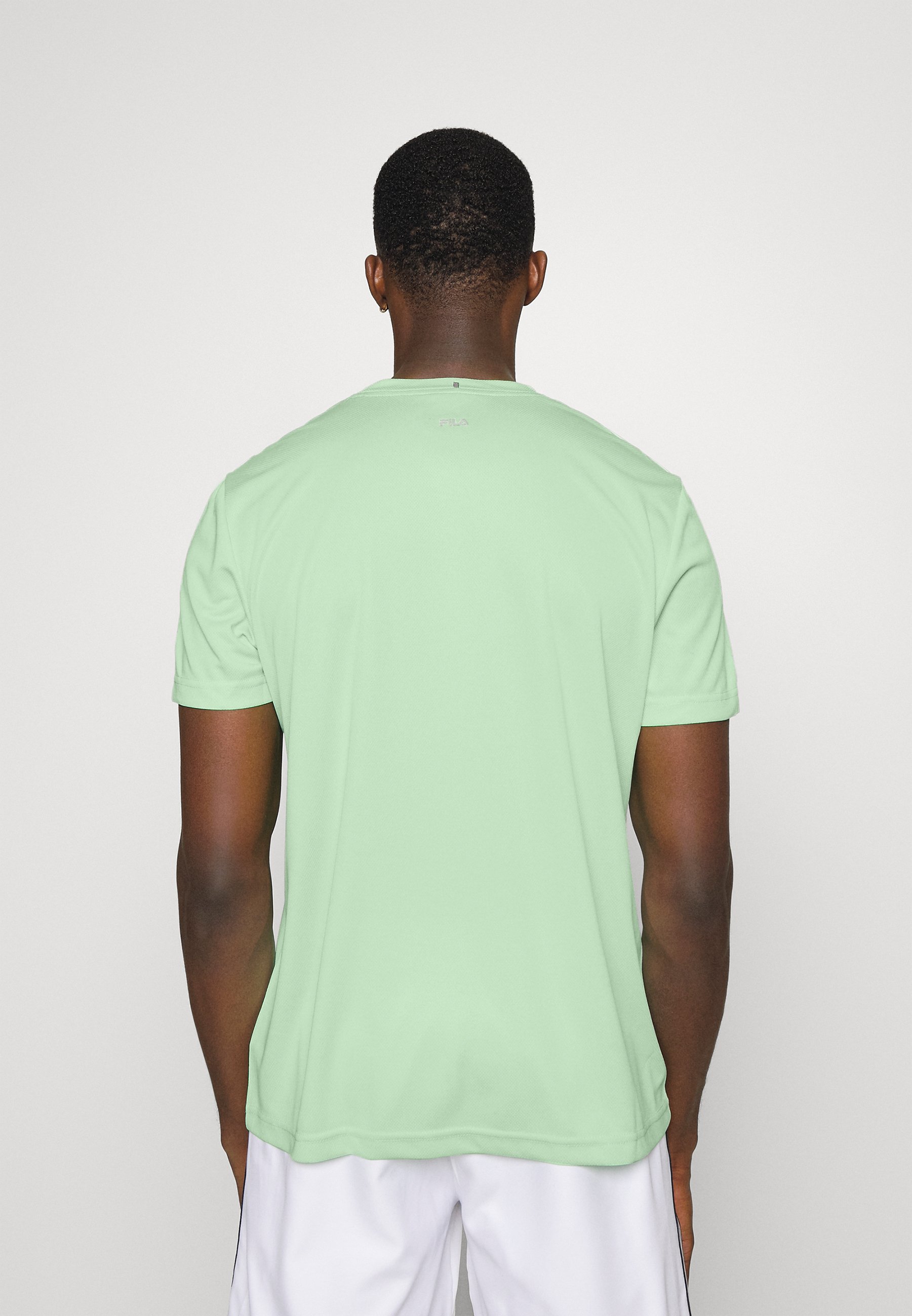 Fila LOGO - Print T-shirt - green ash 