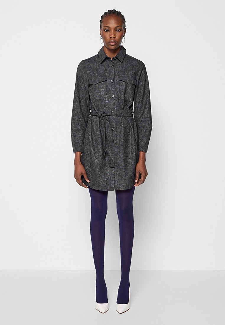 EDITED Blousejurk donkergrijs EDITED Blousejurk donkergrijs