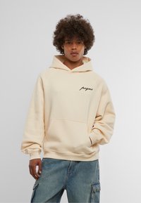 PEQUS CHEST LOGO  - Hoodie - cream