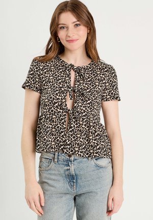 MIT SCHLEIFEN - Blouse - blanc