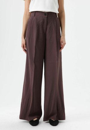 HIGH WAIST - Broek - brown