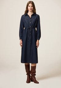 Oltre Vestido vaquero - blu