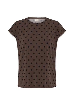 Fransa, FRSEEN TEE 1 EXT - T-shirt imprimé - hot fudge dotty
