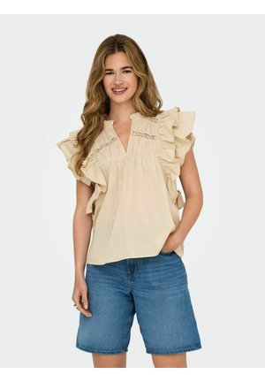 SUNNY LIFE CAPSL FRILL WVN NOOS - Blūze - humus