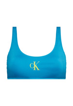 Calvin Klein Swimwear Top de bikini - clear turquoise