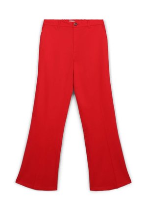 FLARE - Trousers - rosso