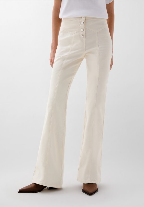 SUMMER CANDY - Stoffhose - ecru