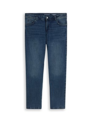 TOM TAILOR, ALEXA STRAIGHT - Džínsy skinny fit - dark stone wash denim