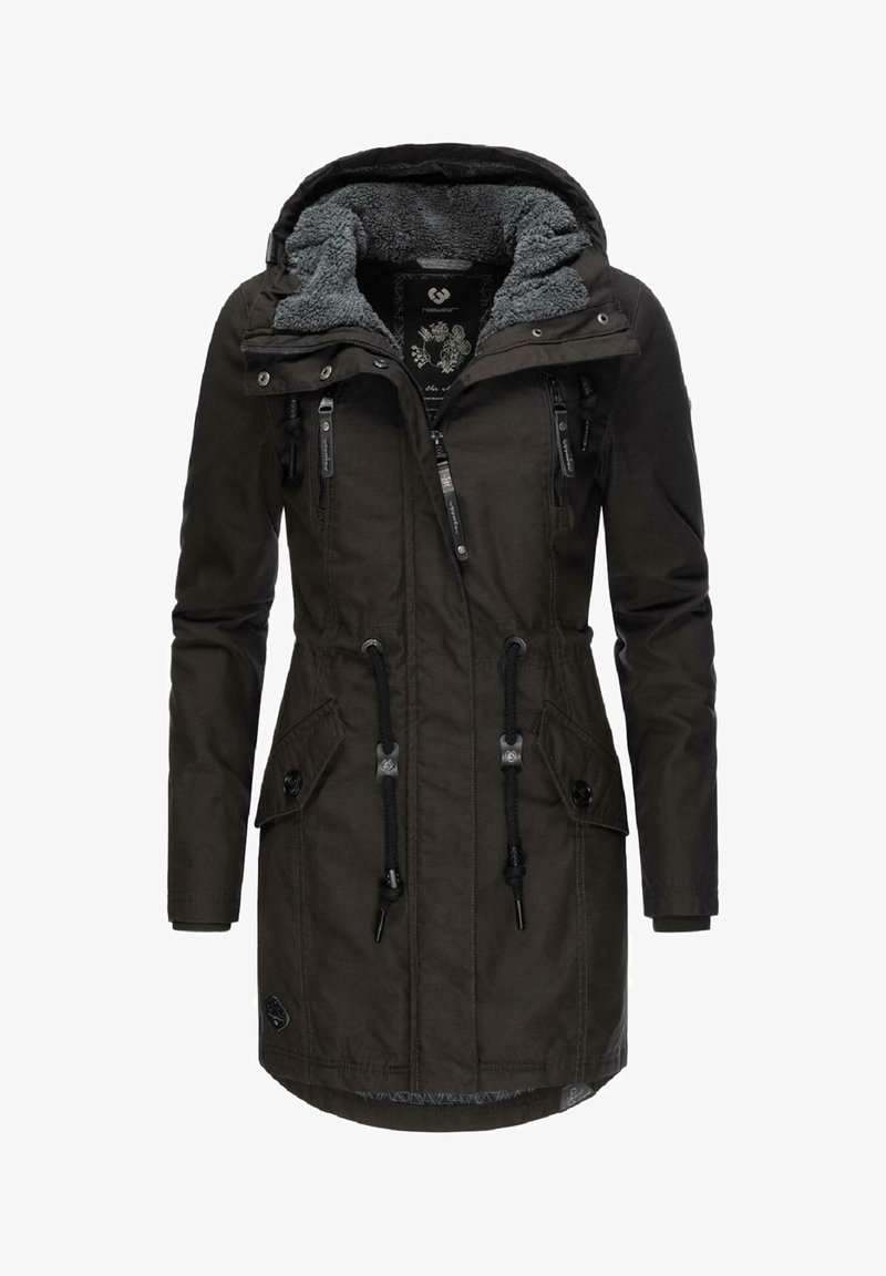 Ragwear Wintermantel voor dames, warme, lange, waterdichte steppmantel met capuchon Natalka Intl, XS-6XL, 4XL Ragwear Wintermantel voor dames, warme, lange, waterdichte steppmantel met capuchon Natalka Intl, XS-6XL, 4XL