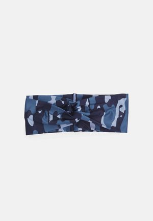 TWIST KNOT HEADBAND - Opaska z froty - thunder blue/white