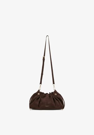 Seidenfelt, RENA UMHÄNGETASCHE 30 CM - Cross body bag - dark brown