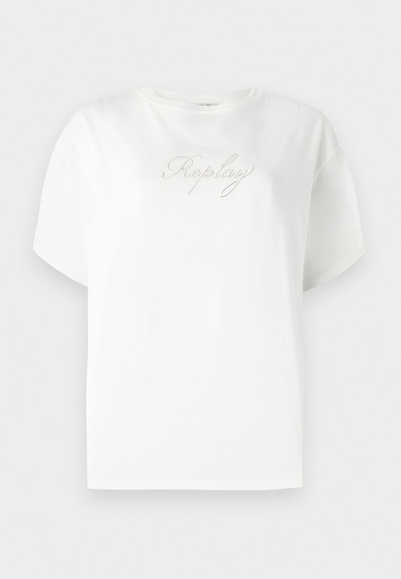 Replay T-shirt print crème Replay T-shirt print crème