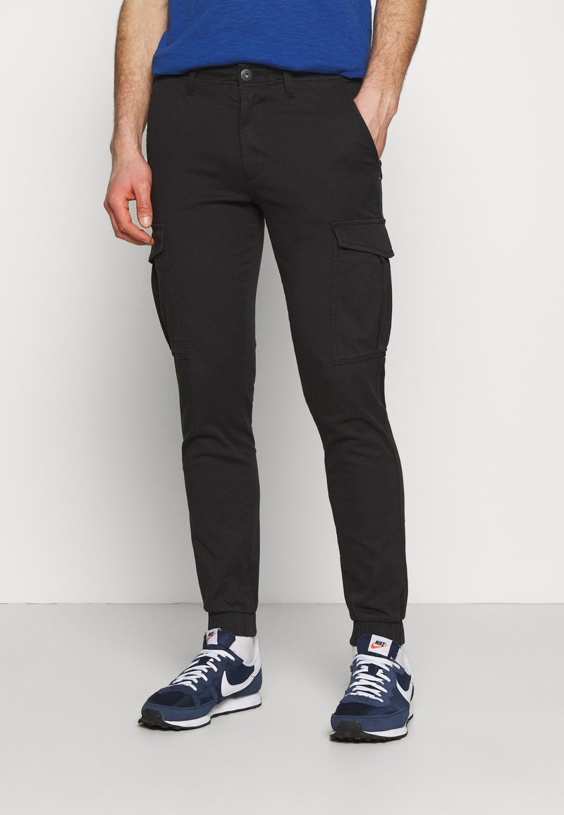 JACK & JONES Pantalones Cargo Hombre - Corte Slim Fit Con Bolsillos, 98% Algodón