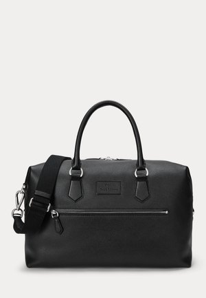 Polo Ralph Lauren PEBBLED LEATHER DUFFEL UNISEX - Hétvégi táska - black