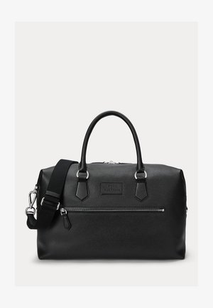 Polo Ralph Lauren PEBBLED LEATHER DUFFEL UNISEX - Bolsa de fin de semana - black