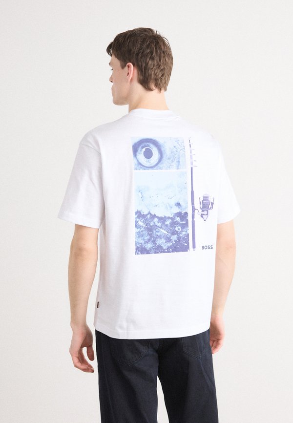 NUMBERS - Print T-shirt - natural