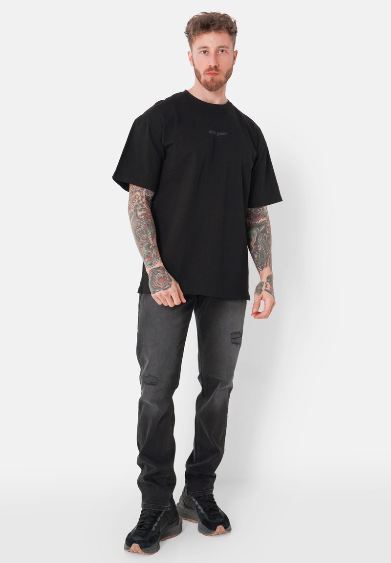 Sixth June Straight leg jeans zwart