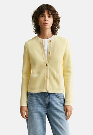 Strickjacke - vanilla yellow