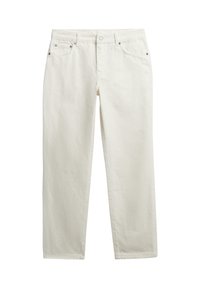 MID RISE - Straight leg jeans - ecru denim