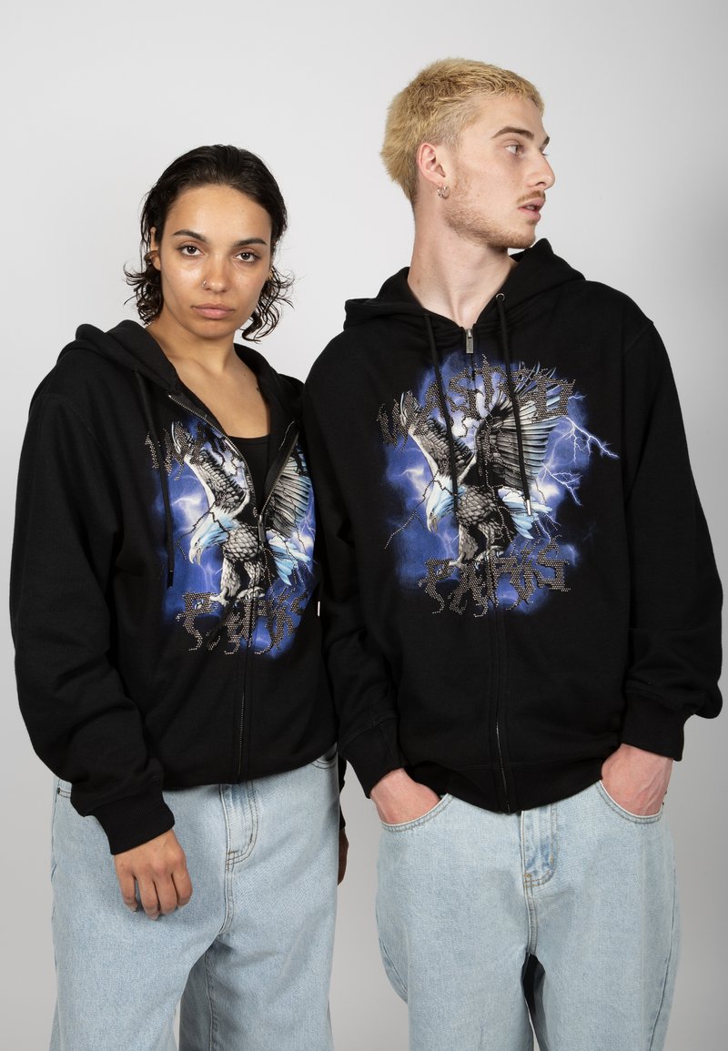 Sweat à Fermeture Éclair Sparco Martini - Sweat-shirt Unisexe Adulte | Pour Camping, Randonnée Et Sport