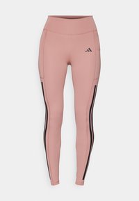 OPTIME 3-STRIPES FULL LENGTH - Leggings - warm clay