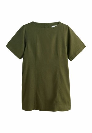REGULAR FIT  BLEND BUTTON BACK MINI  - Hverdagskjole - khaki green