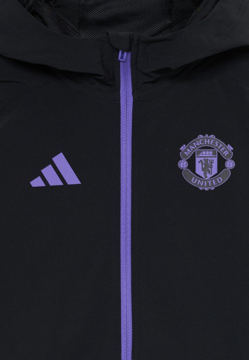 adidas MANCHESTER UNITED TIRO COMPETITION TECH TRAVEL JACKET KIDS - Training jacket - black/purple rush — photo 3