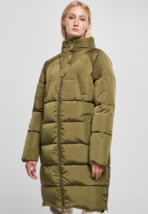 HIGH NECK  - Winter coat - olive