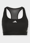 POWERREACT MEDIUM SUPPORT HYPERGLAM BRA - Sportski grudnjak sa srednje jakom potporom - black/white