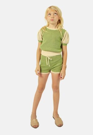 MIPOUNET Shorts - green ecru