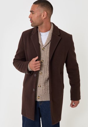 Threadbare, ESPINO - Classic coat - chocolate brown