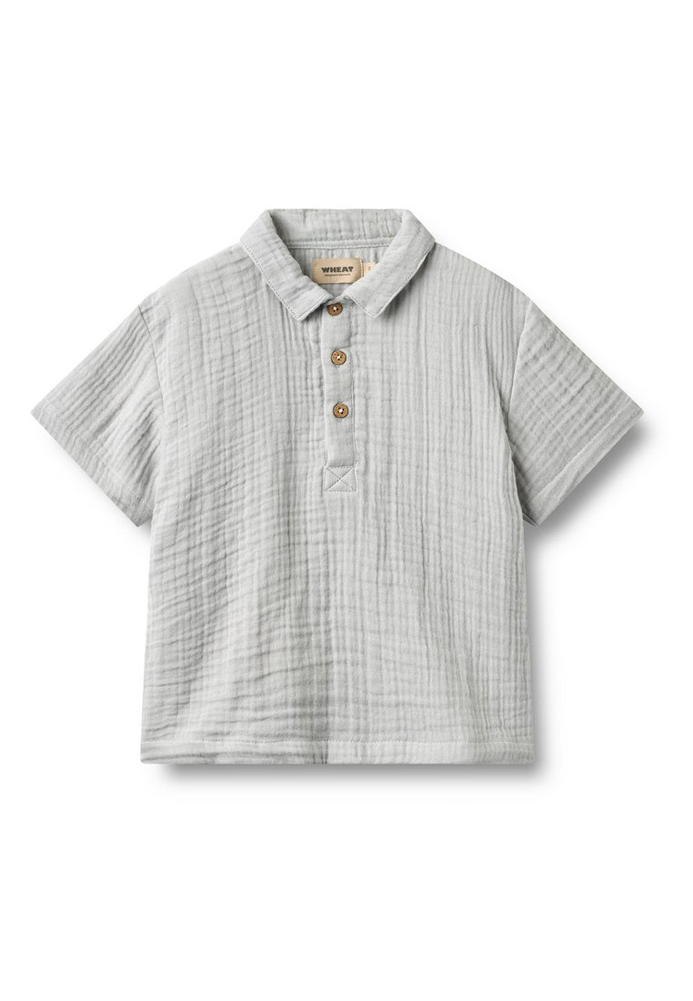 Wheat Poloshirt lichtblauw Wheat Poloshirt lichtblauw