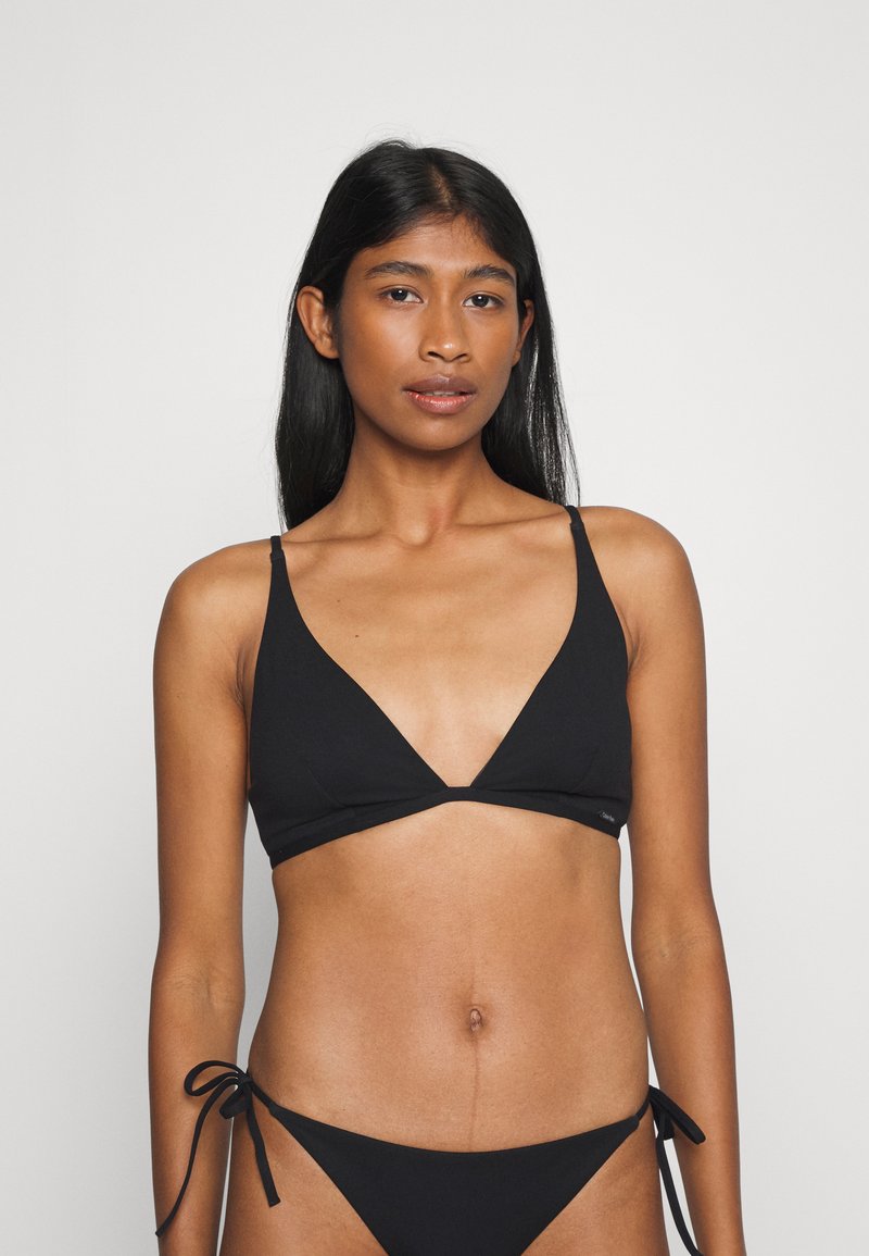 Calvin Klein Swimwear FIXED TRIANGLE Top de bikini black/negro Zalando.es